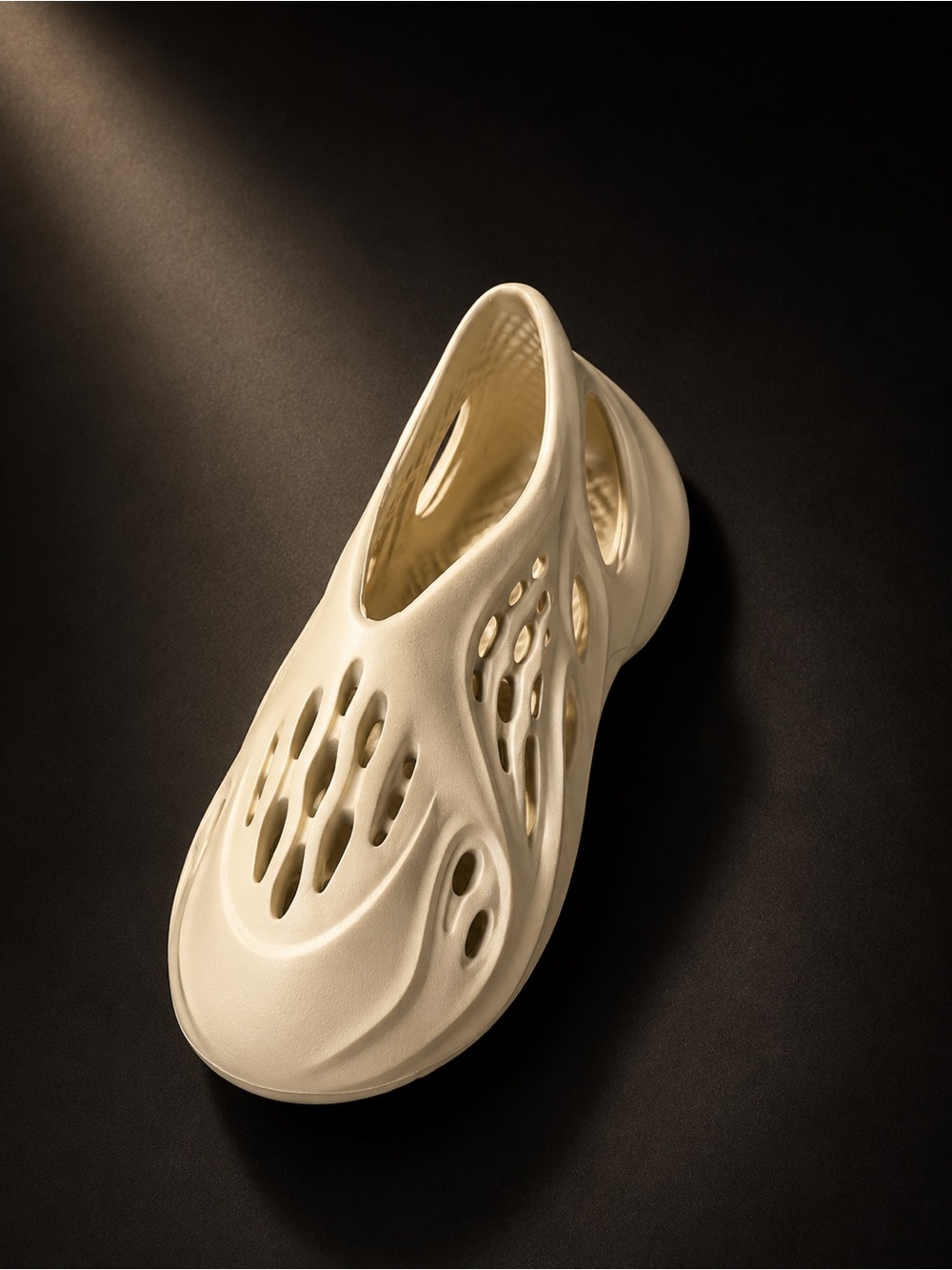 Women’s Cream Slip-On Ventilated Sandal Clog